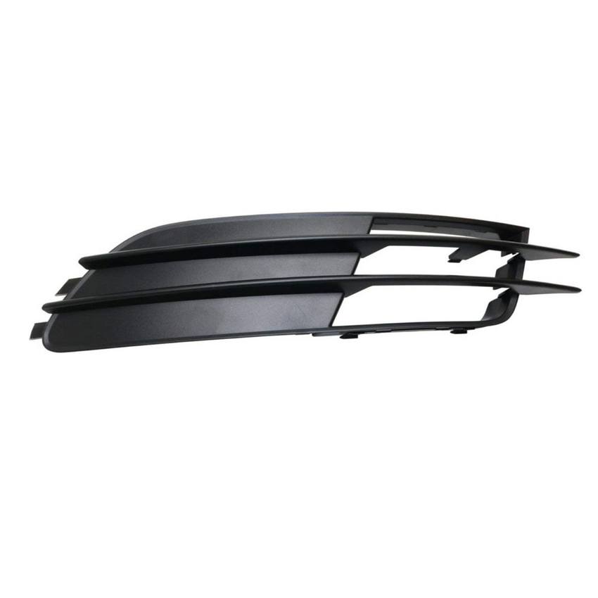 Audi Bumper Cover Grille - Front Passenger Side (Satin Black) 4G0807682F9B9